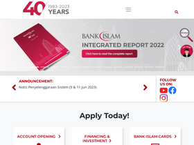 'bankislam.com' screenshot