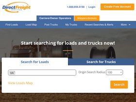 'directfreight.com' screenshot