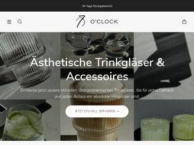 7 O'CLOCK GmbH homepage screenshot
