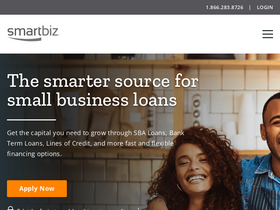 'smartbizloans.com' screenshot