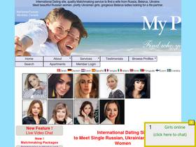 'mypartnerforever.net' screenshot