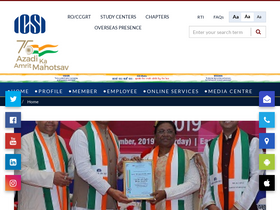 'icsi.edu' screenshot