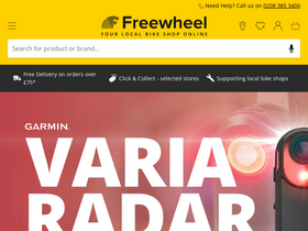 'freewheel.co.uk' screenshot