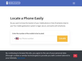 'mobilocator.com' screenshot
