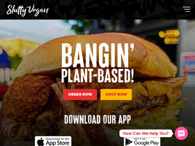 'sluttyveganatl.com' screenshot