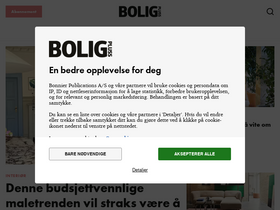 'boligpluss.no' screenshot