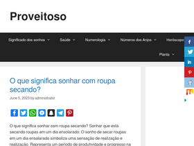 'proveitoso.com' screenshot