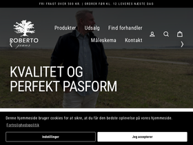 Roberto Jeans homepage screenshot