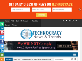 'technocracy.news' screenshot