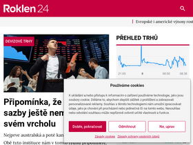 'roklen24.cz' screenshot