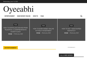 'oyeeabhi.com' screenshot