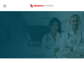 'medicoexperts.com' screenshot
