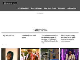 'behindtalkies.com' screenshot