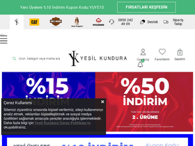 'yesil.com.tr' screenshot