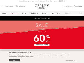'ospreylondon.com' screenshot