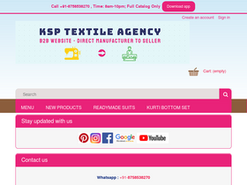 'ksptextile.com' screenshot
