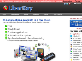 'liberkey.com' screenshot