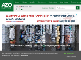 'azocleantech.com' screenshot