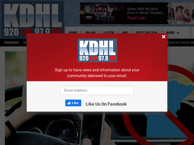 'kdhlradio.com' screenshot