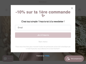 chezpoulette.com homepage screenshot