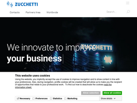 'zucchetti.com' screenshot