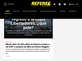 'soyreferee.com' screenshot