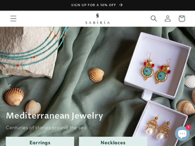 Sabiria homepage screenshot