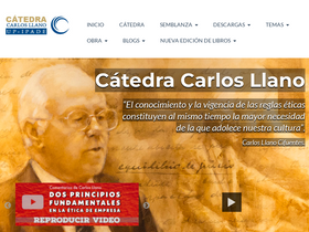 'carlosllanocatedra.org' screenshot