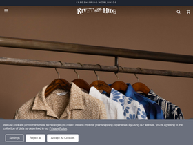 'rivetandhide.com' screenshot