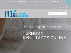 'tcba.com.ar' screenshot