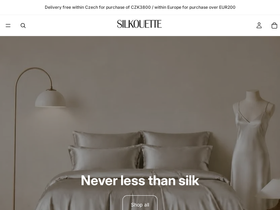 silkouette.com homepage screenshot