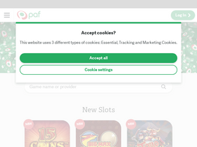 'paf.com' screenshot