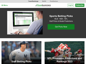 'teamrankings.com' screenshot