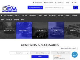 'oempartsquick.com' screenshot