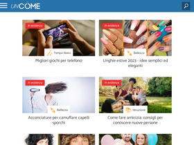 'uncome.it' screenshot
