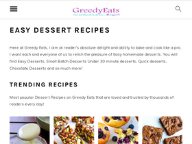 'greedyeats.com' screenshot