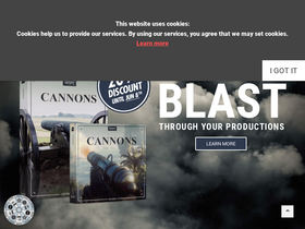 'boomlibrary.com' screenshot