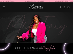 missfoxyhair.com homepage screenshot