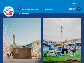 'fc-hansa.de' screenshot