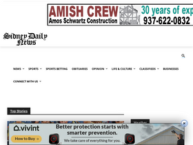 'sidneydailynews.com' screenshot