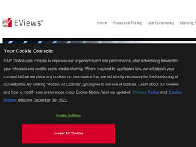 'eviews.com' screenshot
