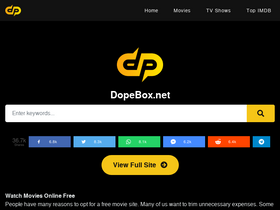 'dopebox.to' screenshot