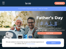 'lexiehearing.com' screenshot
