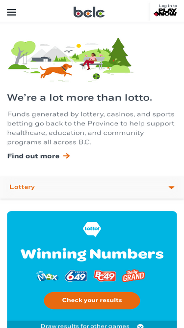 PlayNow - BCLC's online LOTTERY, SPORTS & CASINO