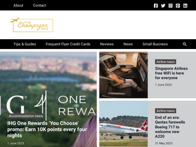 'thechampagnemile.com.au' screenshot