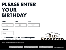 'oldforester.com' screenshot