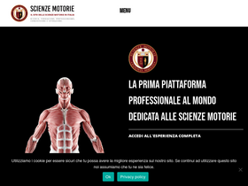'scienzemotorie.com' screenshot