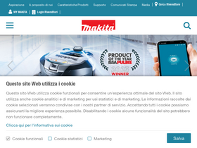 'makita.it' screenshot
