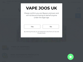 Vapejoosuk homepage screenshot