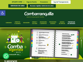 'combarranquilla.co' screenshot